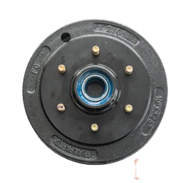 10″ Electric Brake drum 6 Stud 139 PCD to suit Parallel bearings